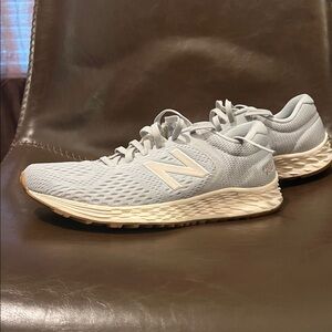 New Balance Gray Mesh Running Shoes